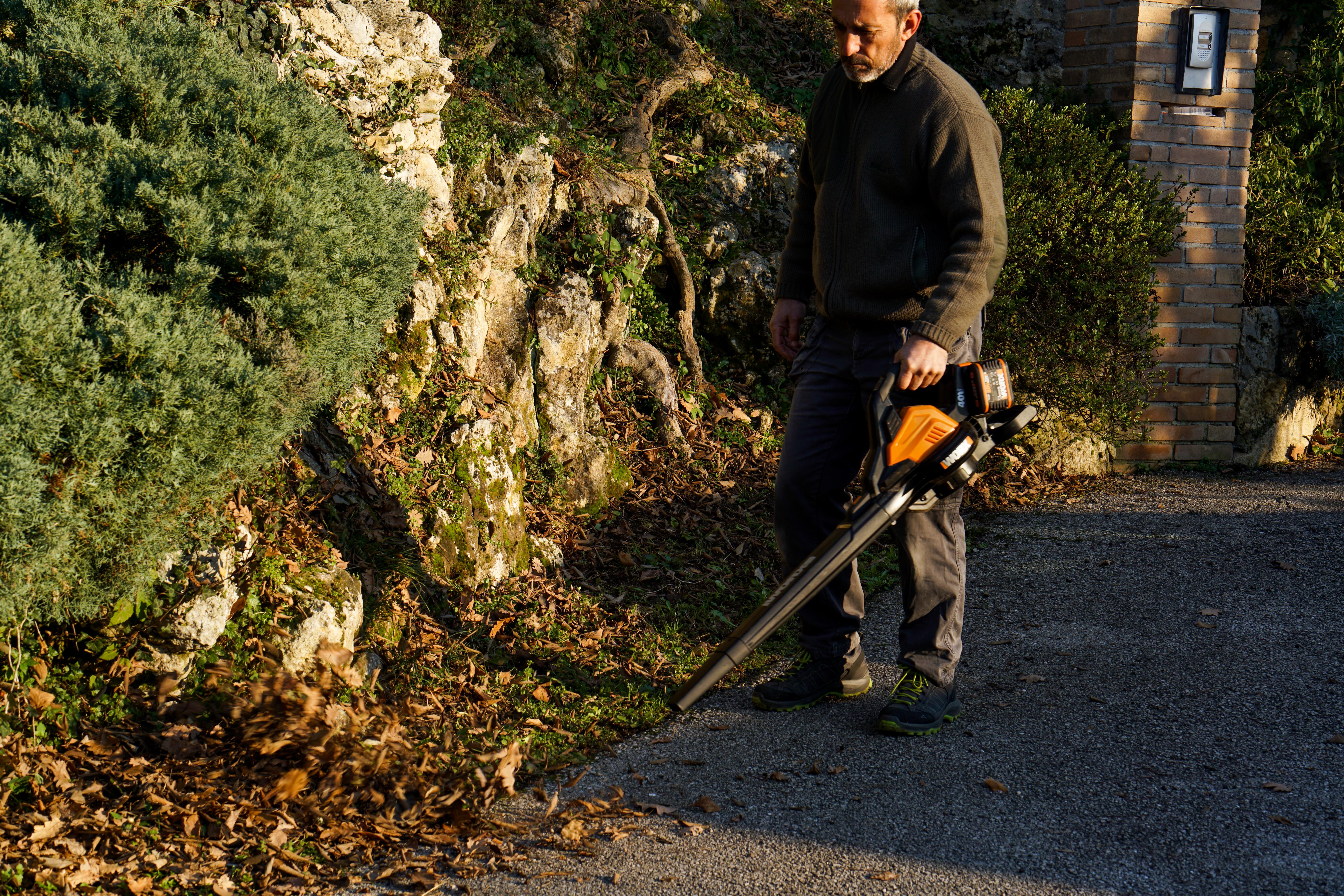 Soplador/aspirador BL 40V (2*20V) (S/bat)